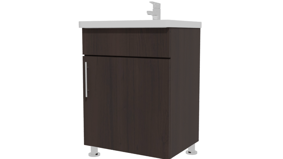 Contemporary Bathroom Vanity Unit 3D - Professional 3D Model Render 12