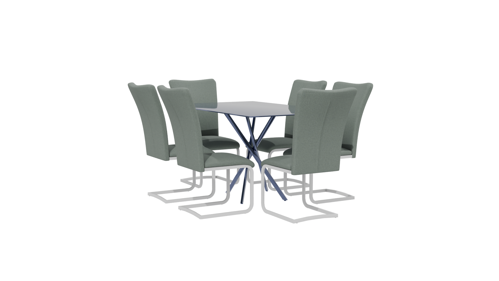 Rectangular Dining Table 3D Model - Professional 3D Model Render 13