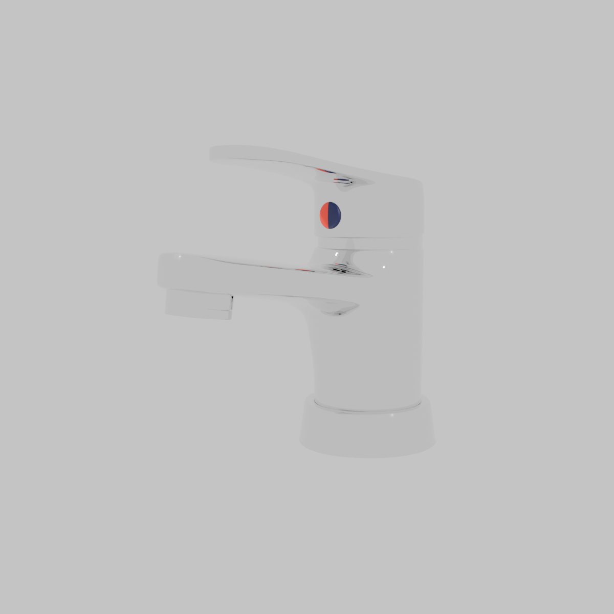 Stylish Kitchen Faucet 3D Model - Professional 3D Model Render 13