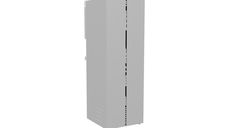 Sleek Modern Refrigerator 3D Model - Professional 3D Model Render 4
