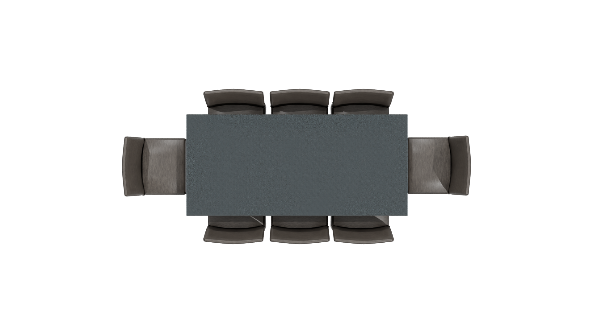 Modern Outdoor Dining Table Set 3D - Professional 3D Model Render 6