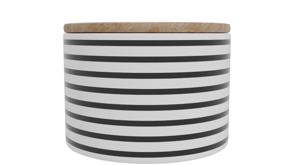 Stylish Modern Storage Container - Professional 3D Model Render 11