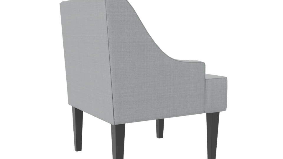 Contemporary Accent Chair 3D Model - Professional 3D Model Render 7