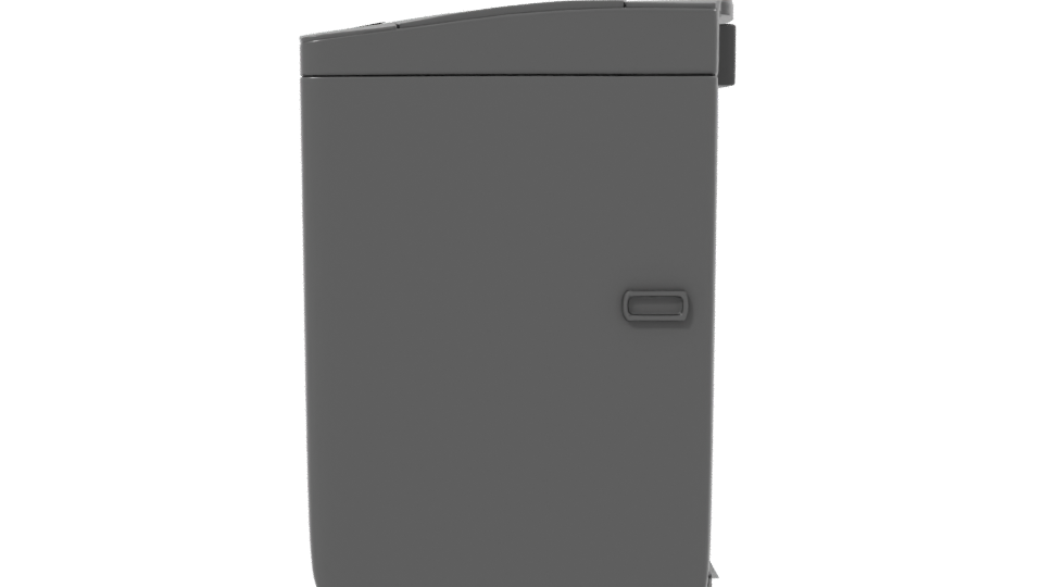 Top Load Washing Machine Model - Professional 3D Model Render 2