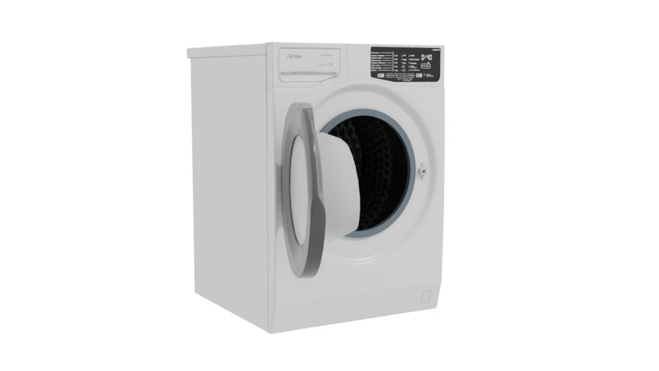 Realistic Household Dryer Model - Professional 3D Model Render 10
