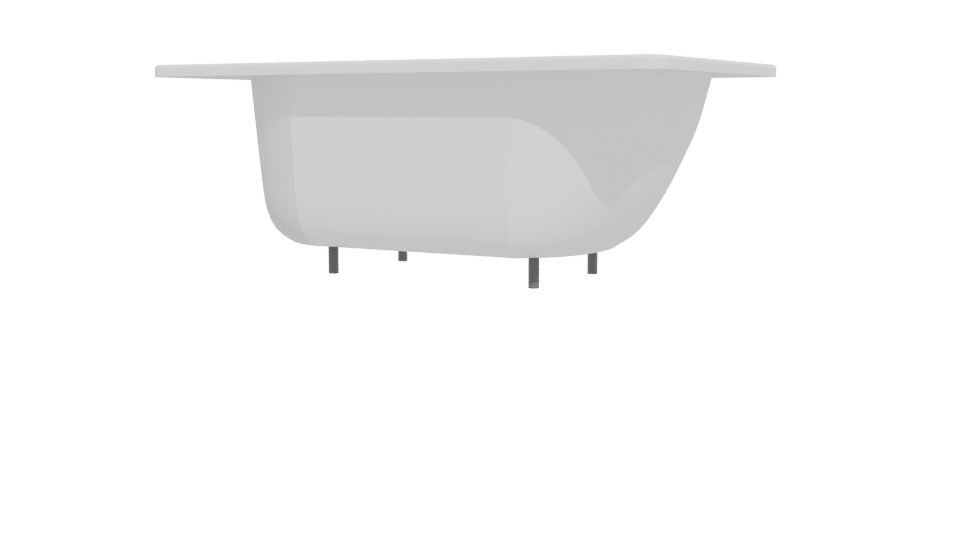 Contemporary Freestanding Bathtub 3D Model - Professional 3D Model Render 12