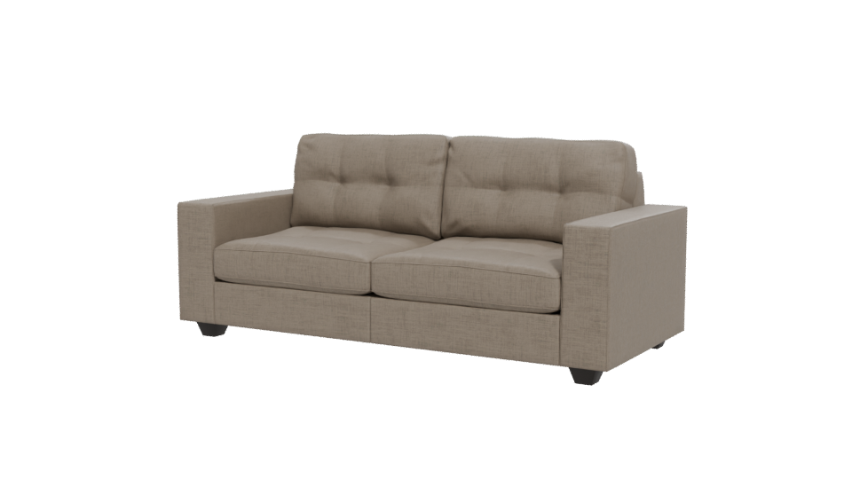 Stylish Modern Fabric Sofa 3D Model - Professional 3D Model Render 12
