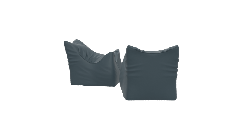 Stylish Bean Bag Chair 3D - Professional 3D Model Render 5