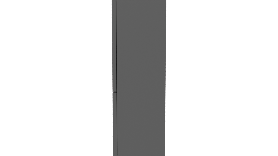 Sleek Modern Refrigerator 3D Model - Professional 3D Model Render 2