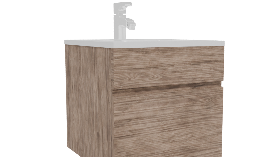 Stylish Modern Bathroom Sink Unit 3D Model - Professional 3D Model Render 10