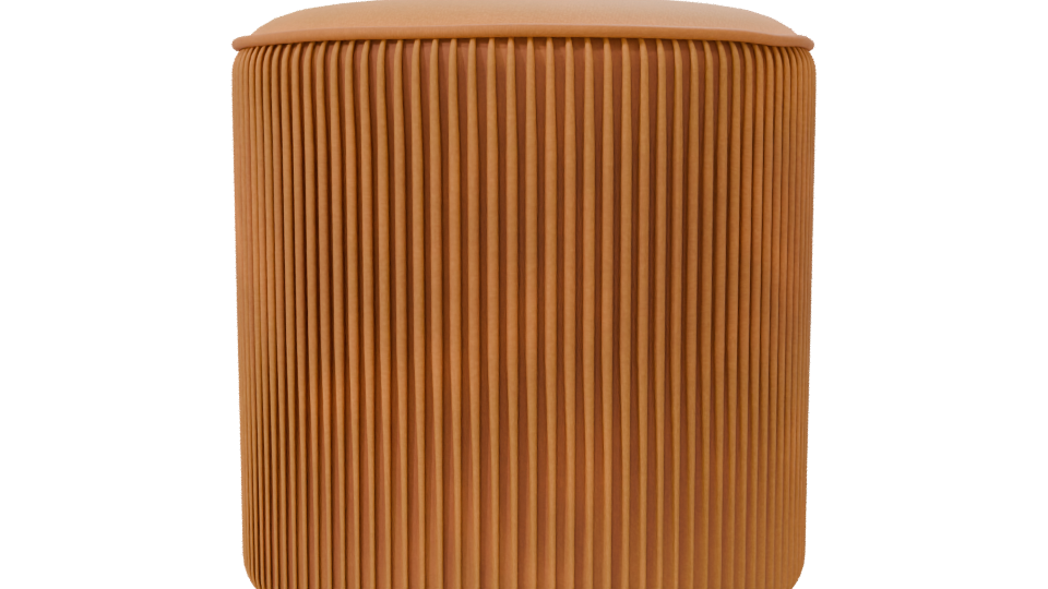 Stylish Modern Pouf 3D Model - Professional 3D Model Render 7