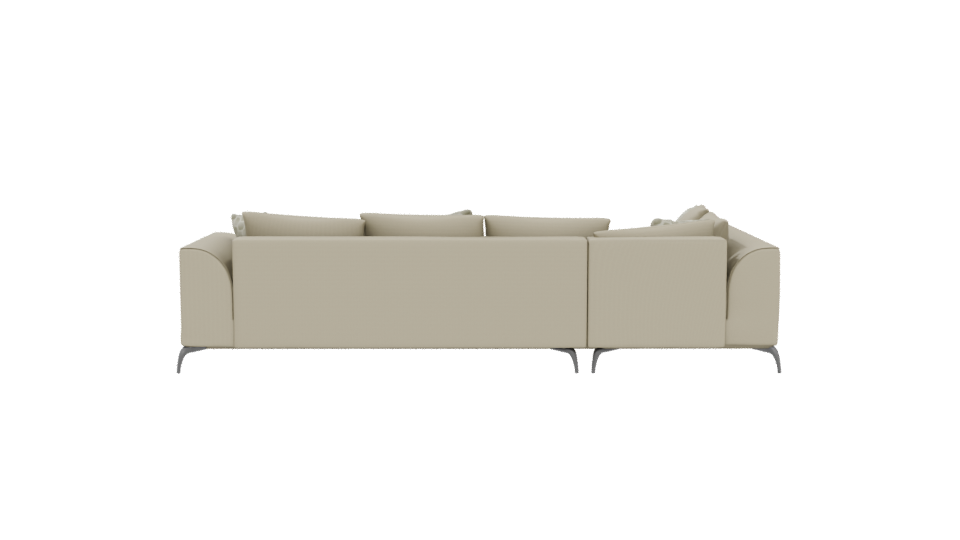 Elegant Modern Sectional Sofa 3D Model - Professional 3D Model Render 5
