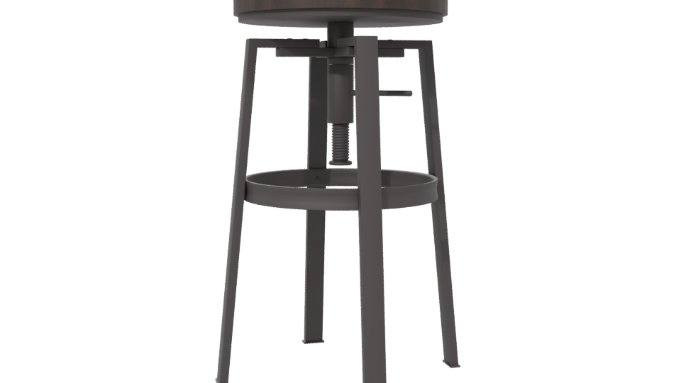 PISO Bar Stool 3D Model - Professional 3D Model Render 6