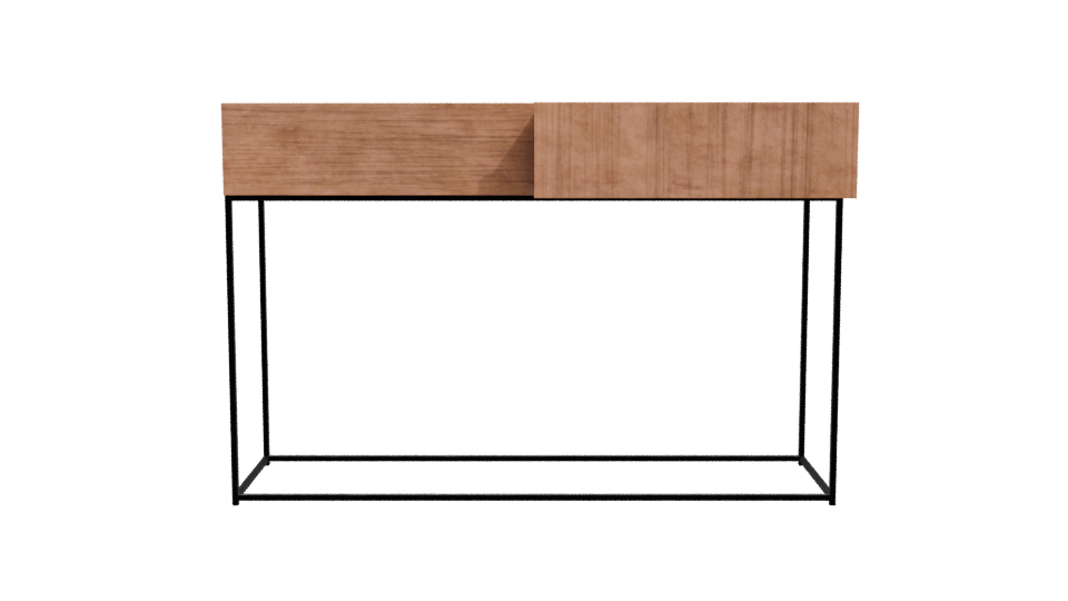 Stylish Minimalist Console Table 3D - Professional 3D Model Render 11