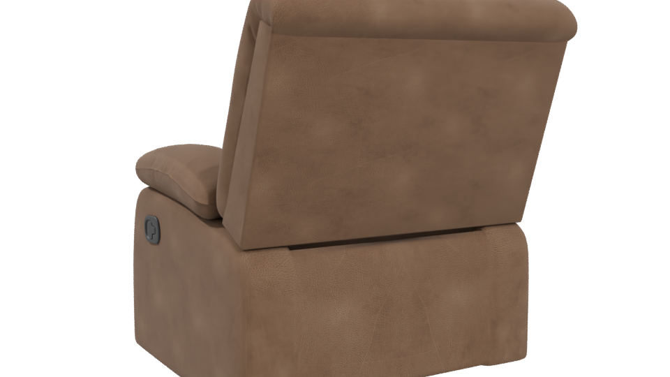 Stylish Reclining Armchair 3D - Professional 3D Model Render 4