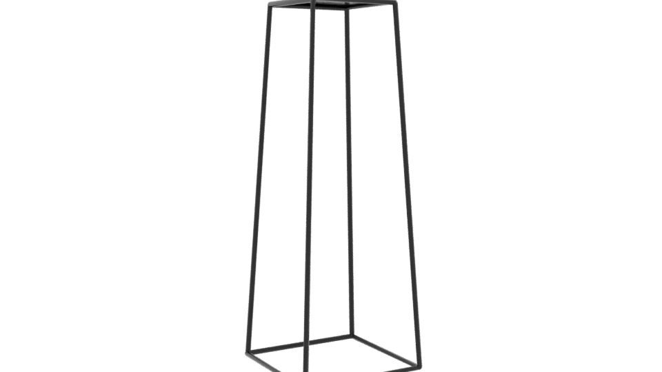 Minimalist Metal Display Stand - Professional 3D Model Render 13
