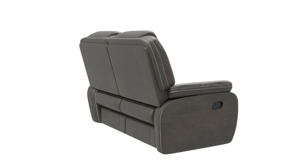 Contemporary Reclining Sofa Model - Professional 3D Model Render 7