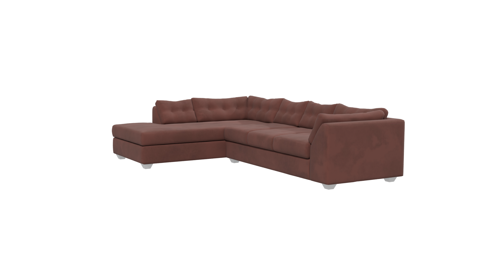 Stylish L-Shaped Sofa 3D - Professional 3D Model Render 13