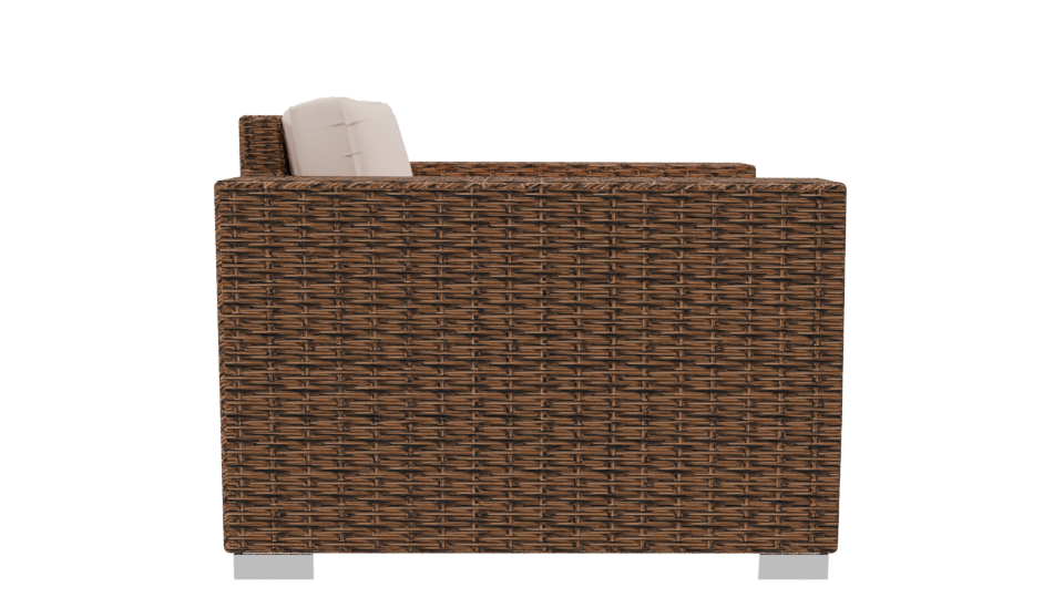 Stylish Outdoor Lounge Chair 3D - Professional 3D Model Render 8