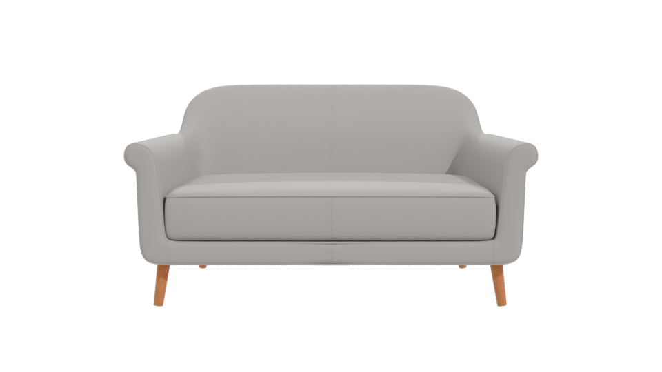 Stylish Modern Two-Seat Sofa - Professional 3D Model Render 11