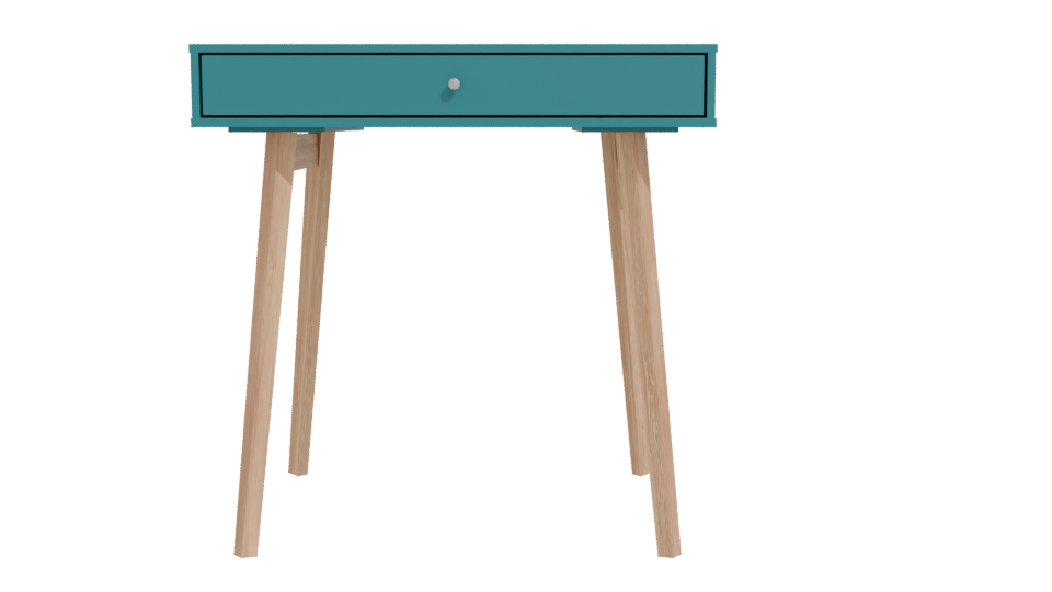 Stylish Modern Desk 3D Model - Professional 3D Model Render 11