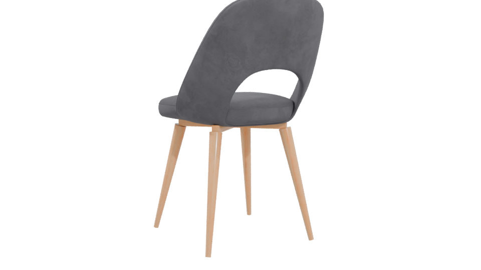 Stylish Modern Dining Chair 3D - Professional 3D Model Render 4