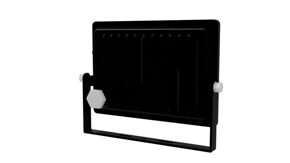 Sleek LED Floodlight 3D Model - Professional 3D Model Render 6