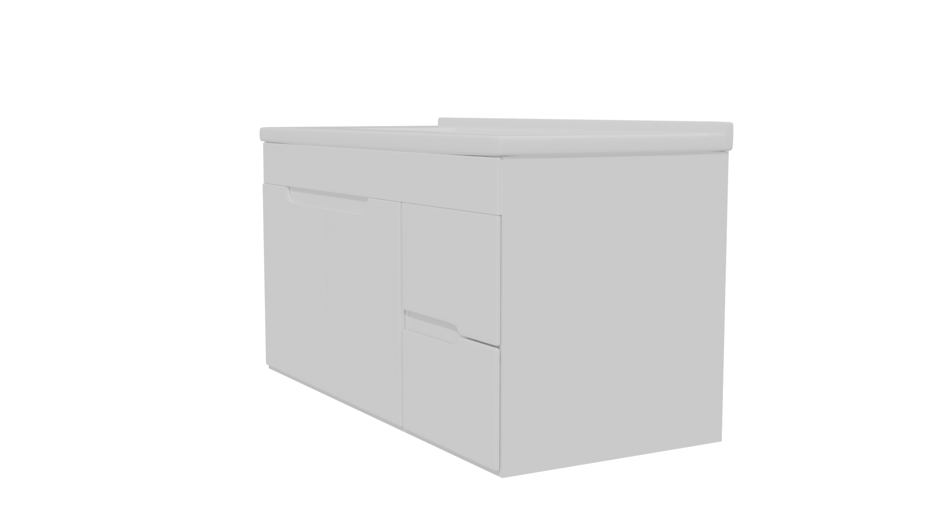 Elegant Modern Bathroom Vanity 3D - Professional 3D Model Render 25