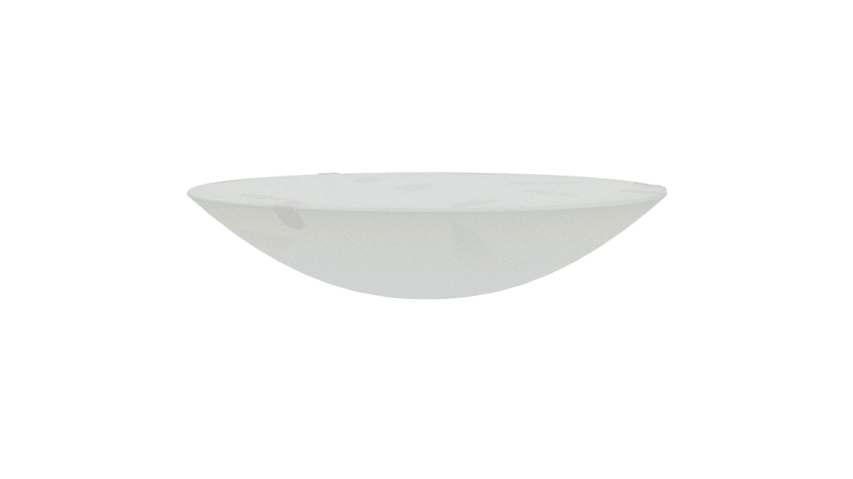 Modern Glass Ceiling Light 3D - Professional 3D Model Render 10