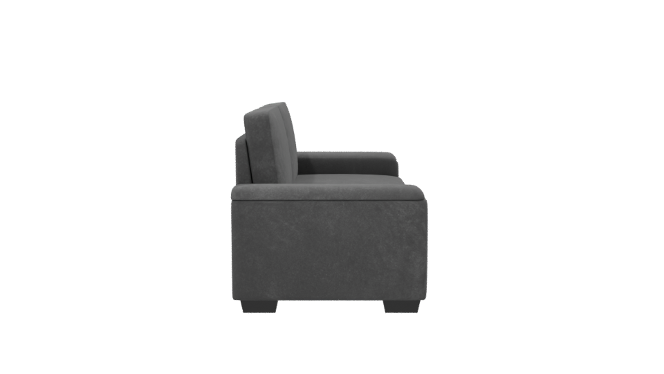Contemporary Gray Fabric Sofa 3D - Professional 3D Model Render 8