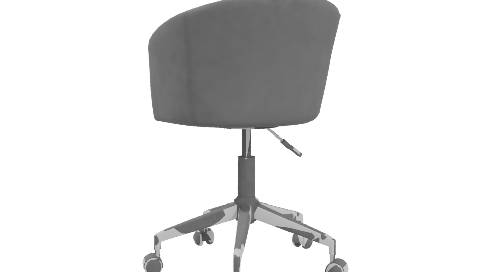 Stylish Modern Office Chair 3D Model - Professional 3D Model Render 4