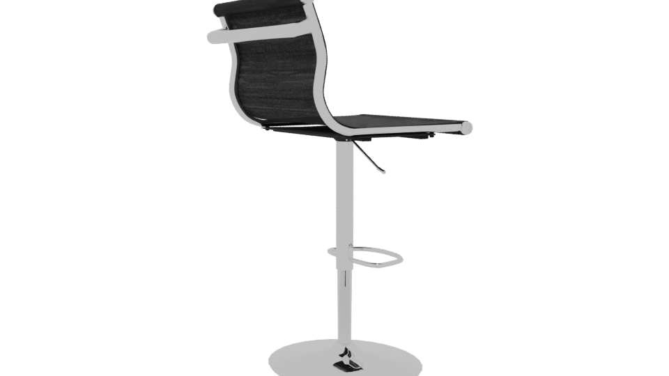 Stylish Bar Stool 3D Model - Professional 3D Model Render 7