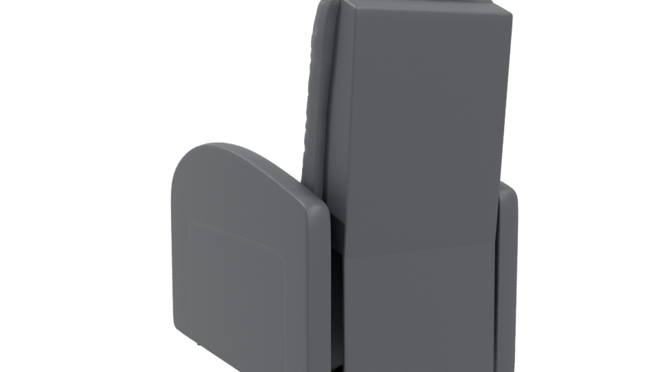 Luxurious Reclining Armchair Model - Professional 3D Model Render 4