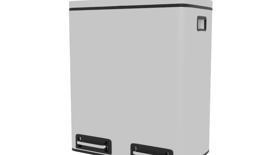 Modern Household Trash Bin 3D - Professional 3D Model Render 12