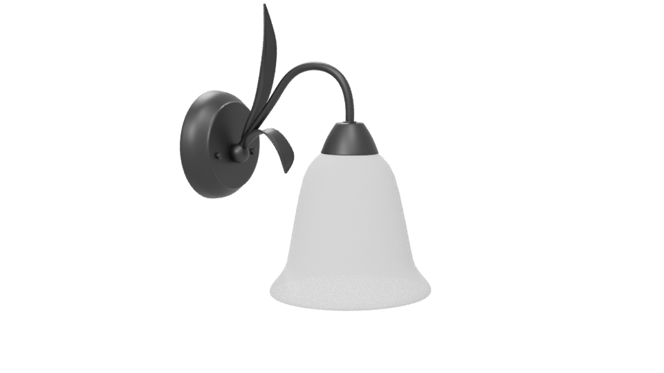 Contemporary Wall-Mounted Lamp 3D Model - Professional 3D Model Render 6
