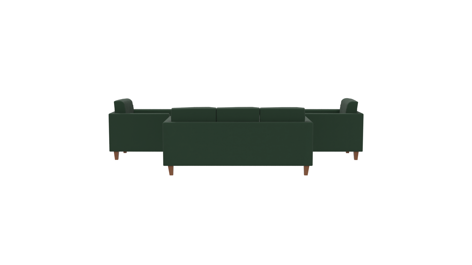 Elegant Green Sofa Set 3D - Professional 3D Model Render 5