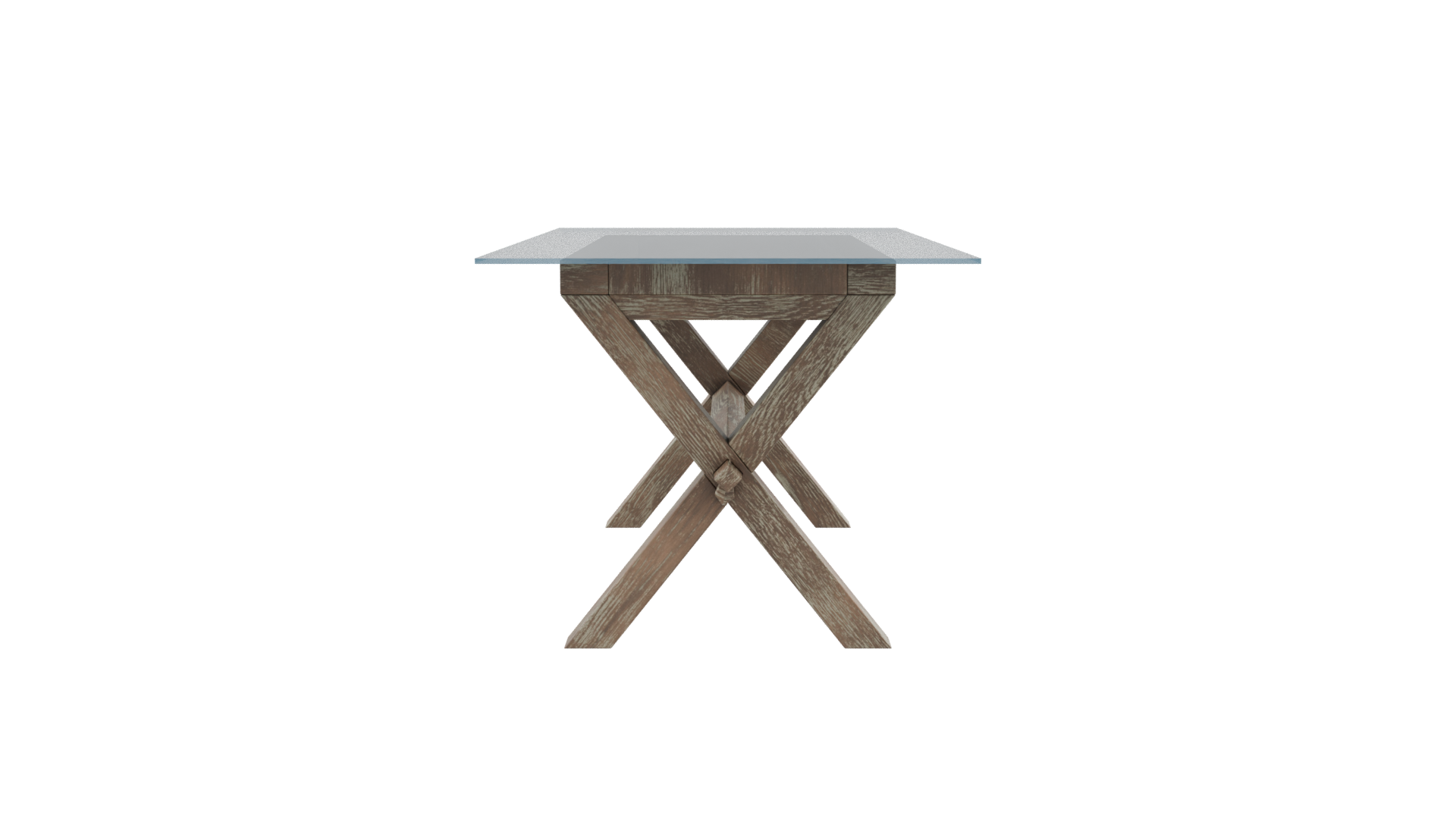 Stylish Wooden Dining Table Model - Professional 3D Model Render 8