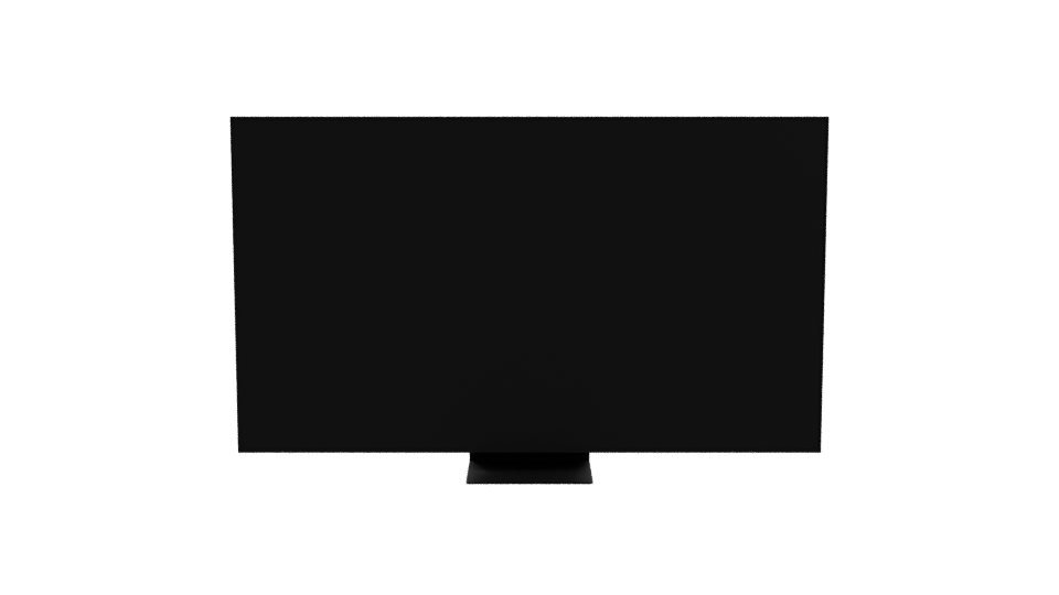 Sleek Minimalist TV Model 3D - Professional 3D Model Render 11