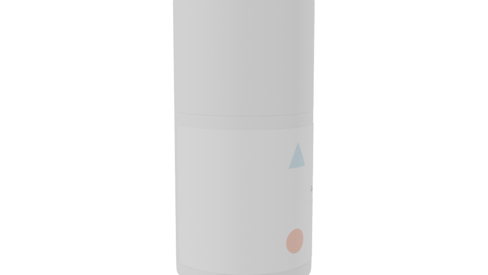 Stylish Face Cream Container 3D - Professional 3D Model Render 8