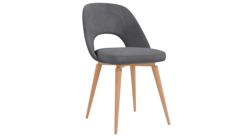Stylish Modern Dining Chair 3D - Professional 3D Model Render 10