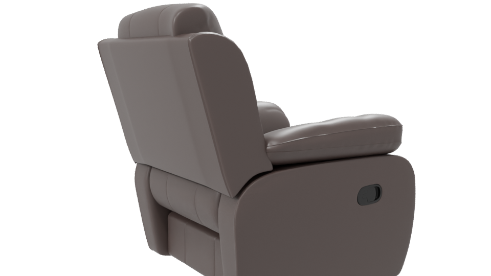 Contemporary Recliner Sofa Model - Professional 3D Model Render 7