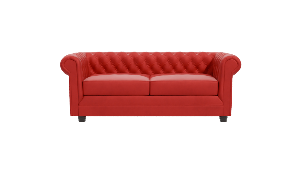 Chesterfield Style Sofa 3D - Professional 3D Model Render 11