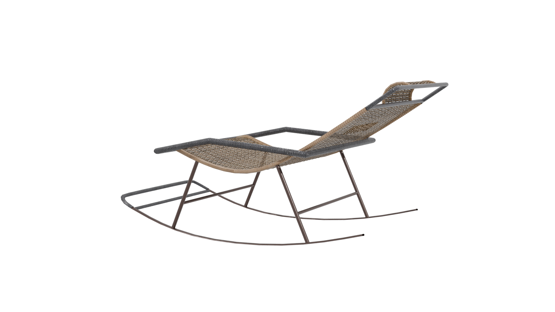 Stylish Outdoor Lounge Chair 3D - Professional 3D Model Render 3