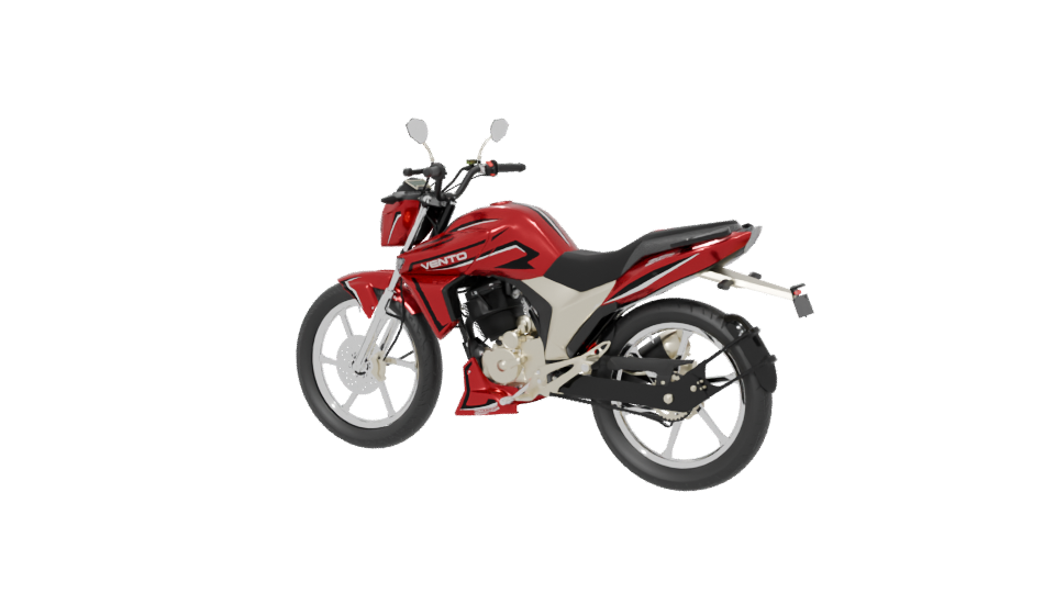 Moto Vento Storm 250cc Motorcycle 3D - Professional 3D Model Render 6