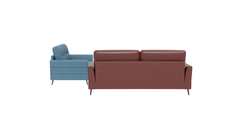 Contemporary Sofa Set 3D Model - Professional 3D Model Render 5