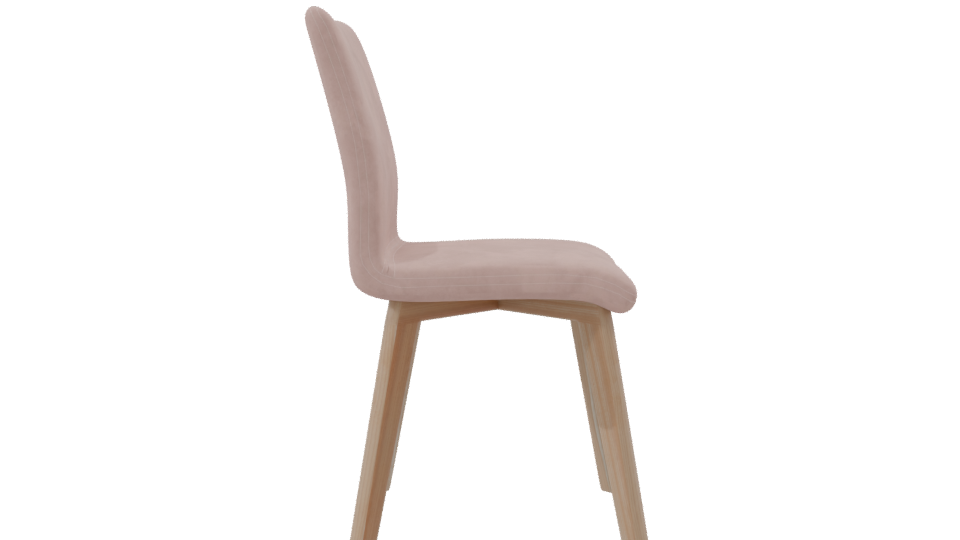 Stylish Minimalist Dining Chair 3D - Professional 3D Model Render 8