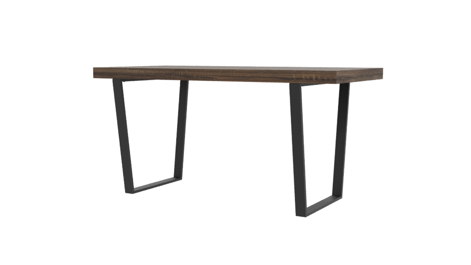 Stylish Wooden Office Table 3D - Professional 3D Model Render 12