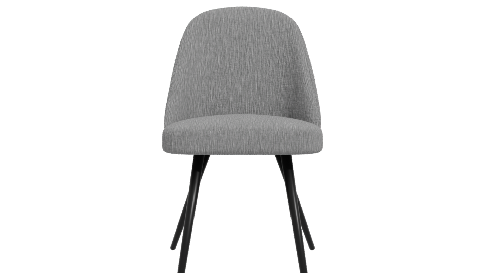 Stylish Fabric Dining Chair 3D - Professional 3D Model Render 11