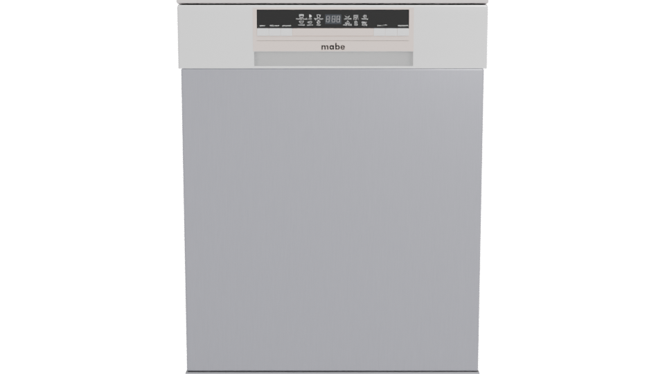 Sleek Modern Dishwasher 3D Model - Professional 3D Model Render 11