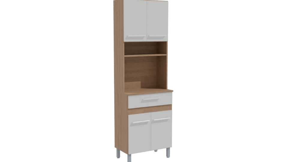 Modern Kitchen Cabinet 3D Model - Professional 3D Model Render 10